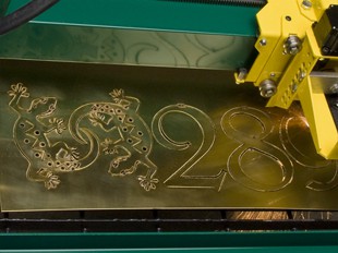GoTorch CNC plasma table cutting out brass
