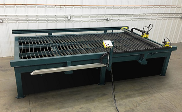 GoTorch Custom Built 6 x 10 feet CNC Plasma Cutting System Left Side