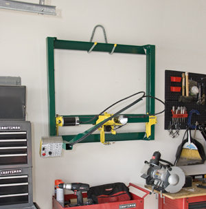 GoTorch CNC plasma cutting system hung on the wall
